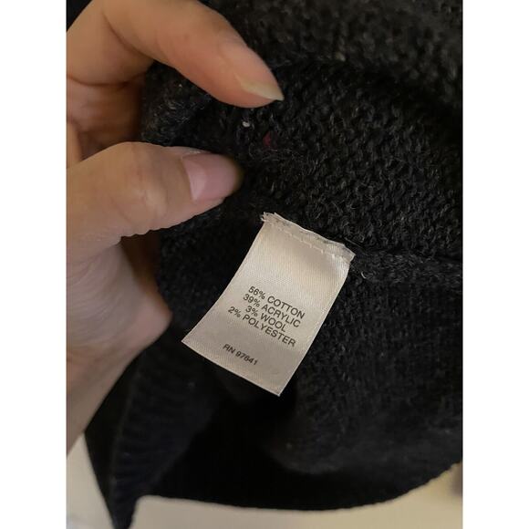 J. Jill Sweater Women's XS Wool Blend Blue Fair Isle Pullover Knit Crew Neck - Picture 6 of 8